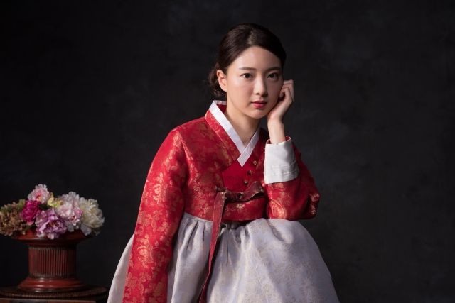 チマチョゴリ レモンイエロー 韓国伝統服 hanbok 伝統色