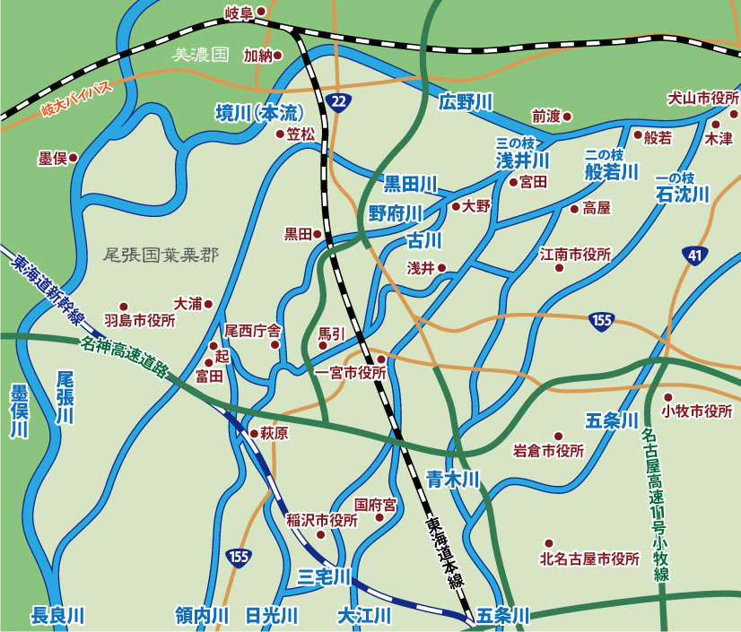 信長の時代の木曽川本流の流れはどこなのでしょうか 達人に訊け 中日新聞web