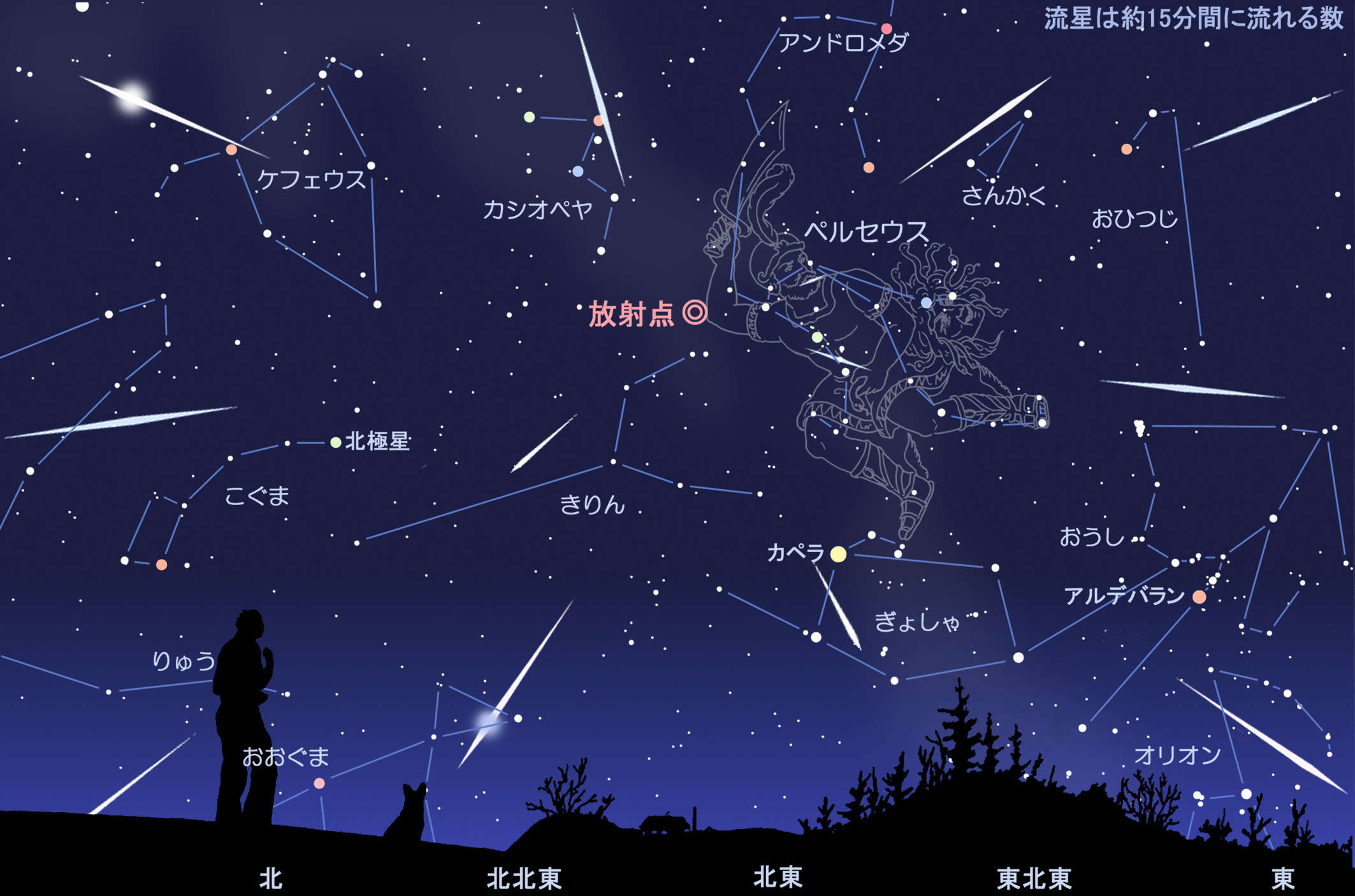 今年は最高の条件 8 12夜にペルセウス座流星群が極大 達人に訊け 中日新聞web